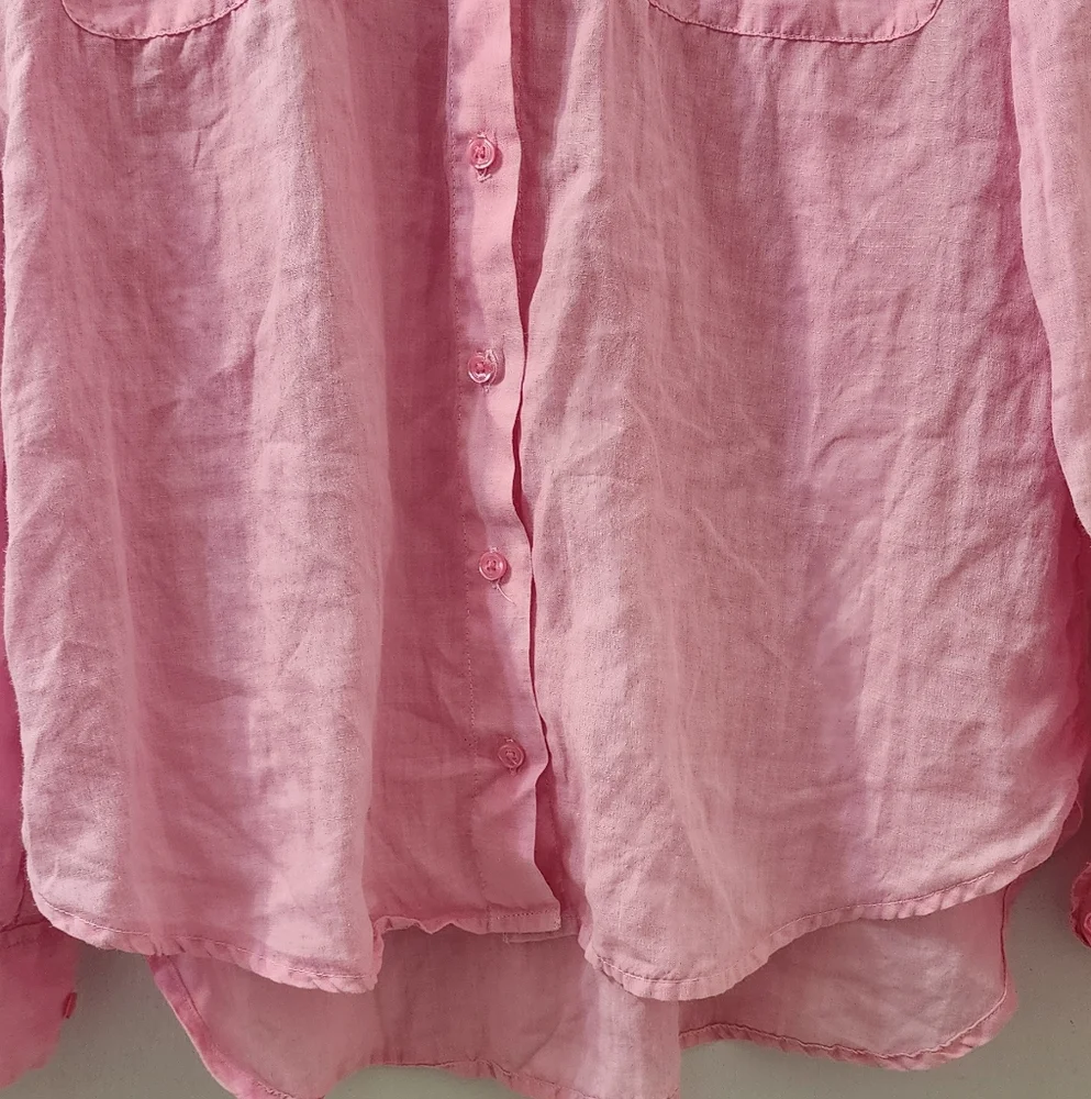 Pink‎ Button-Up Shirt